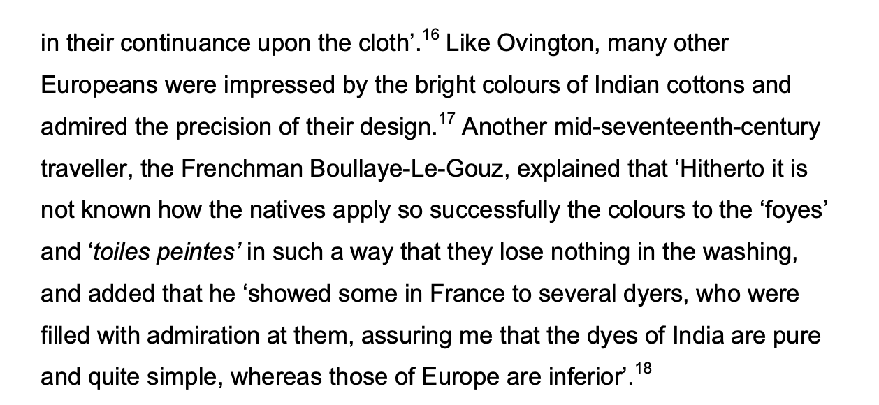 Which Indian fabric once sparked a revolution in trade and fashion?